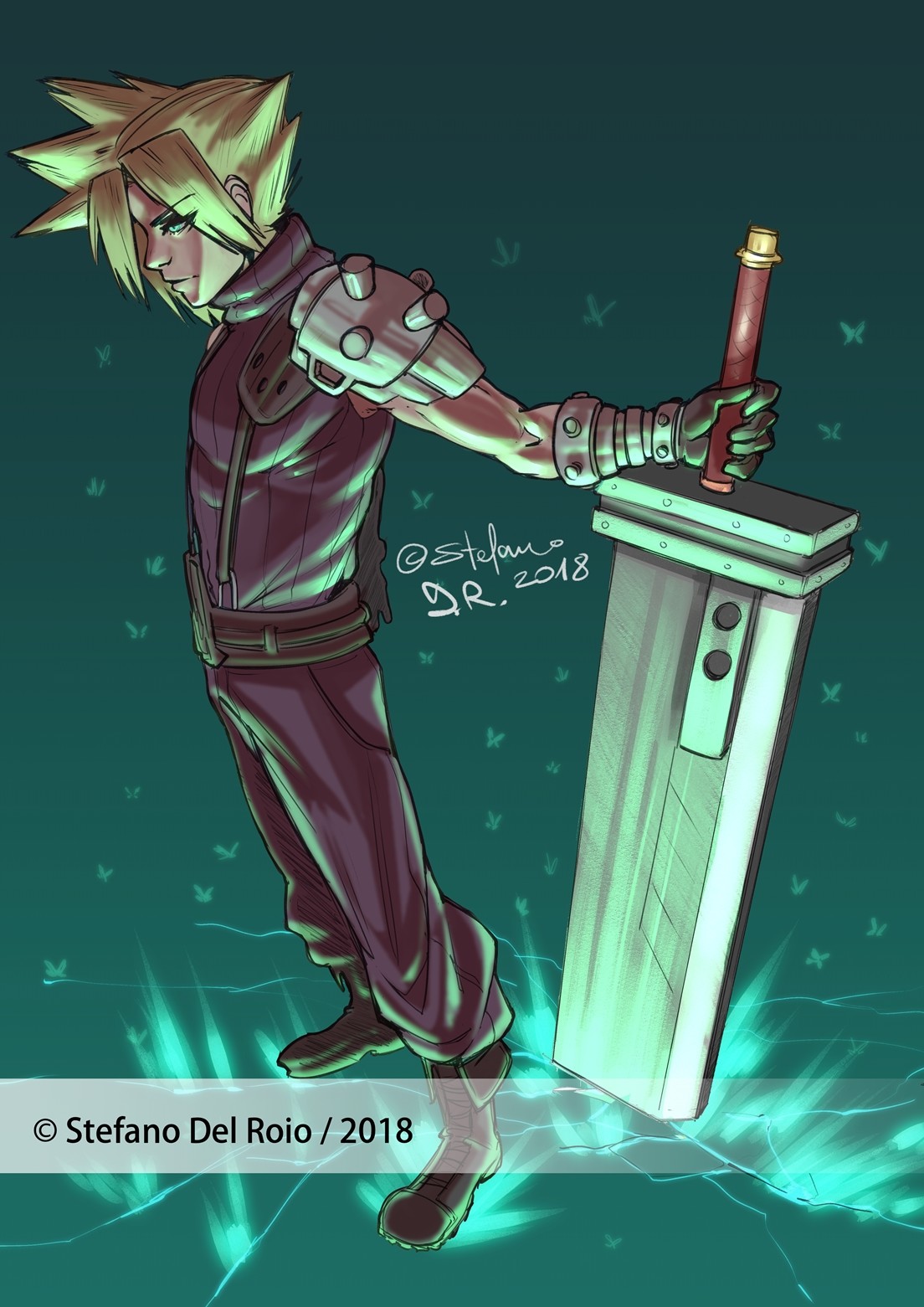 Stefano Del Roio Cloud Strife Final Fantasy Vii