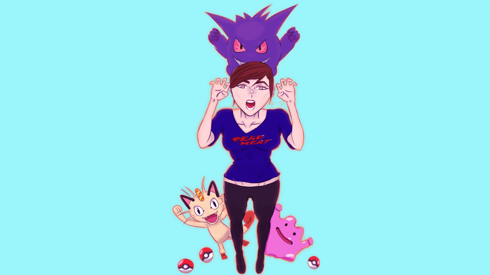 Artstation Dead Meat S Chelsea And Her Pokemon Fanart Osvaldo Rodriguez