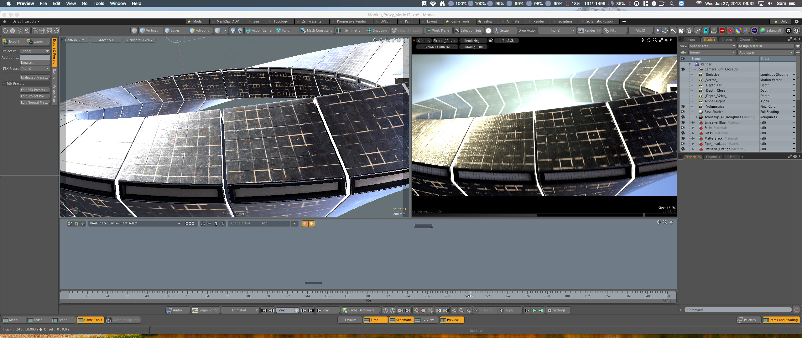Just a screen shot of the project in Modo.