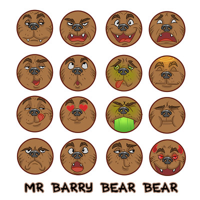 Lonnie harrison bear stickers