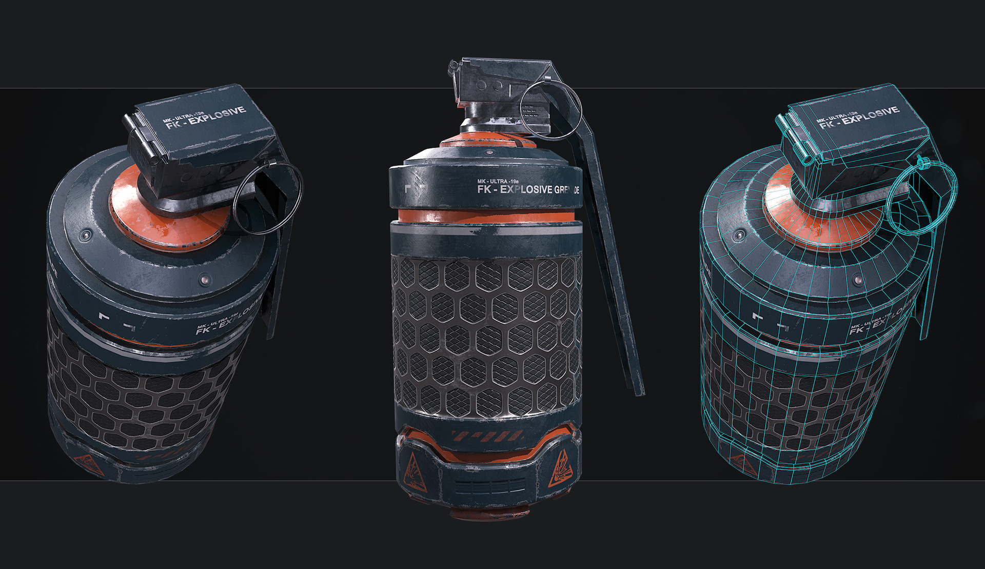 Artstation Sci Fi Grenade James Mclean