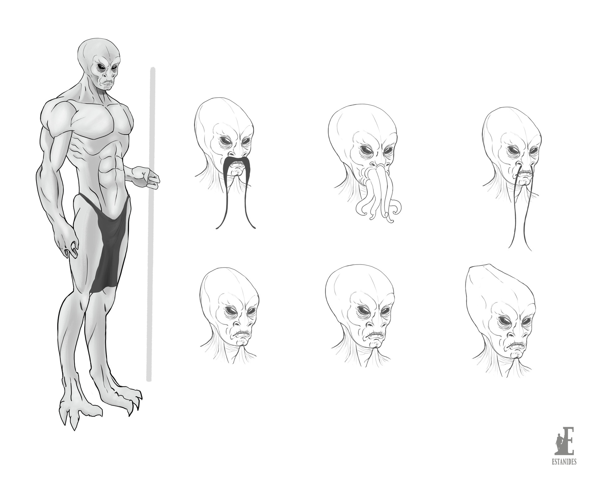 Artstation Character Design Alien Concepts Tani Gomez