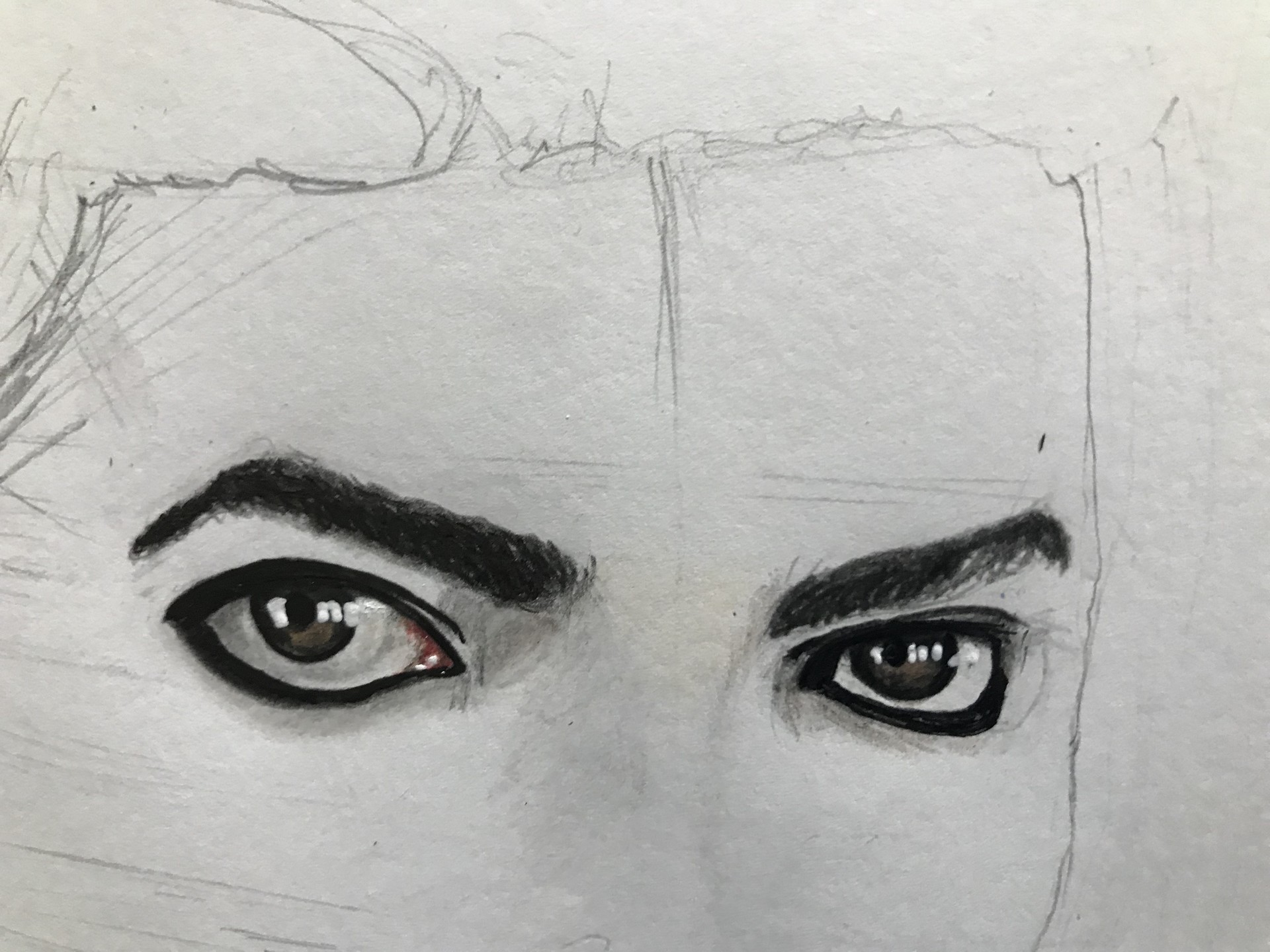 Michael Jackson, Drawing by Kulikova Mary | Artmajeur