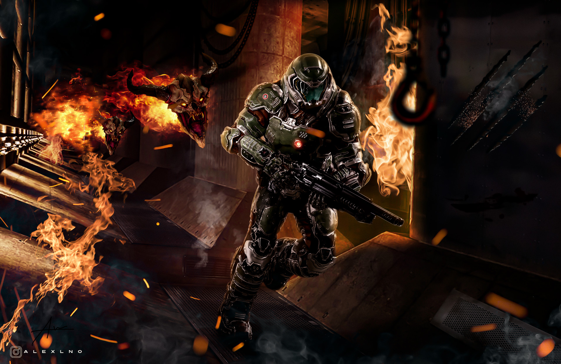 Doom eternal concept deals art