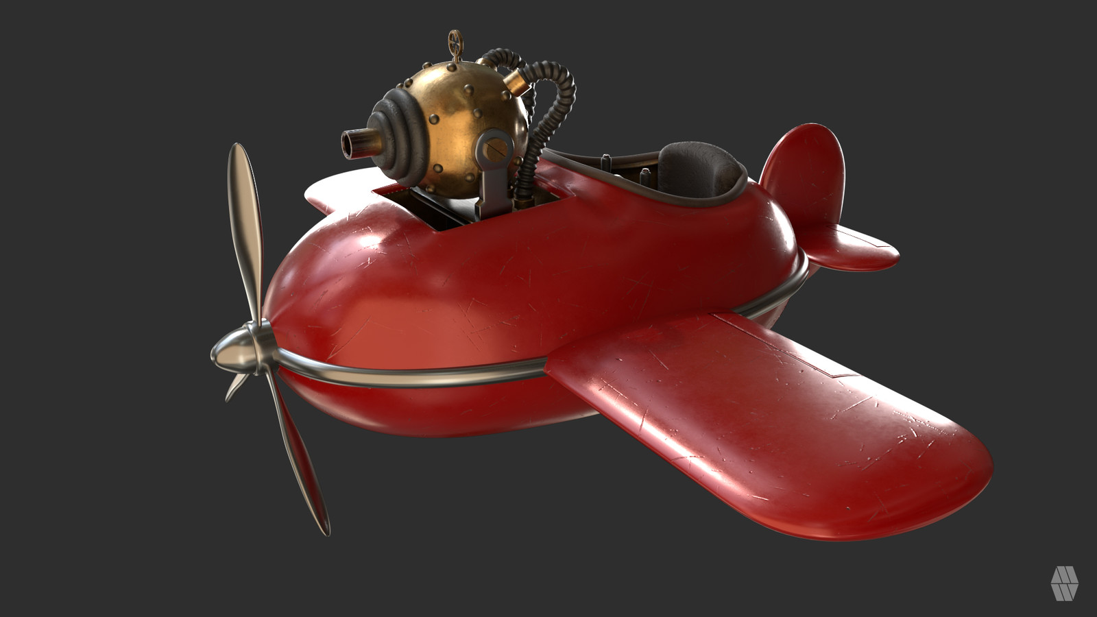 Wallace and Gromit study... Substance Painter practice (WIP)