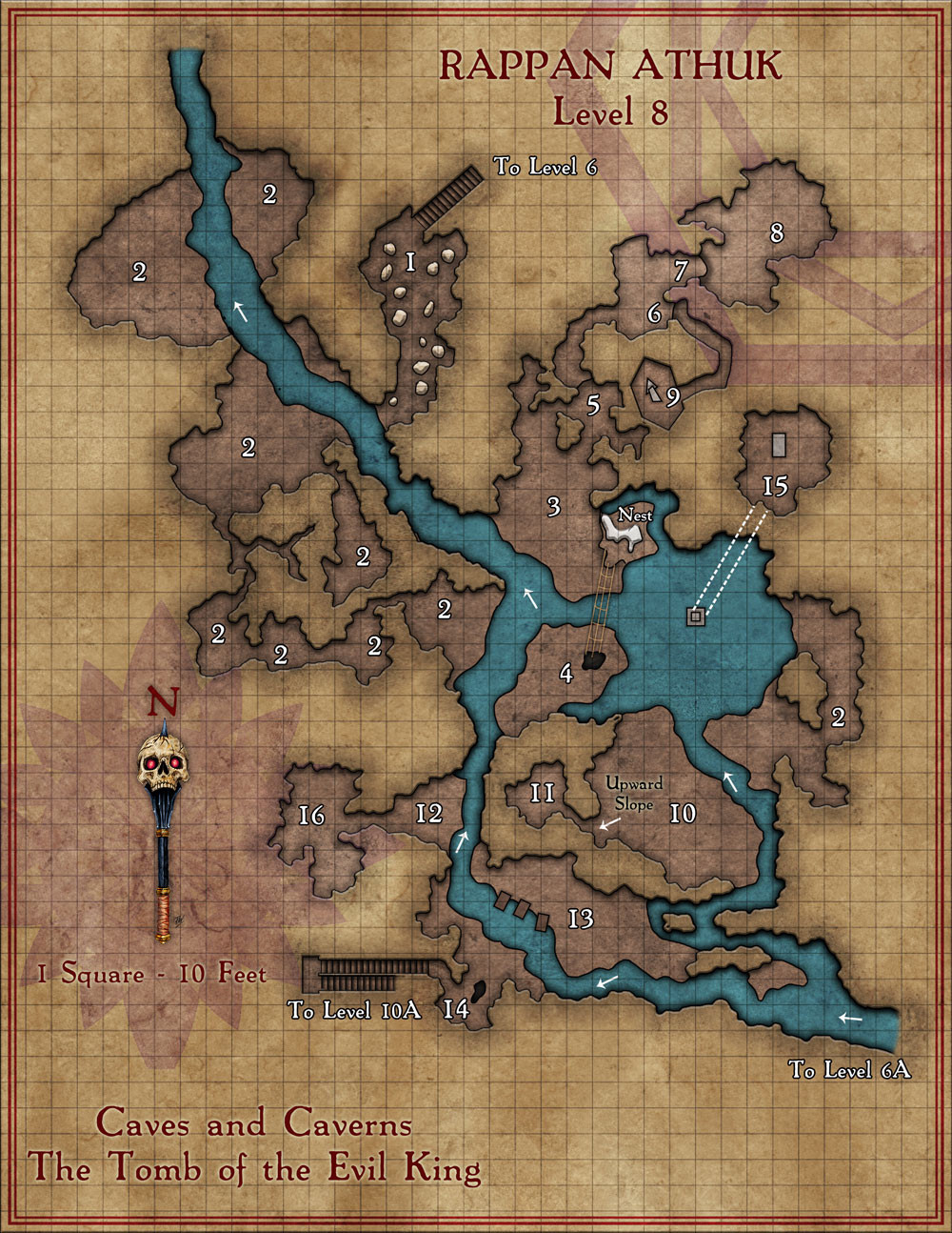 Rappan Athuk Map