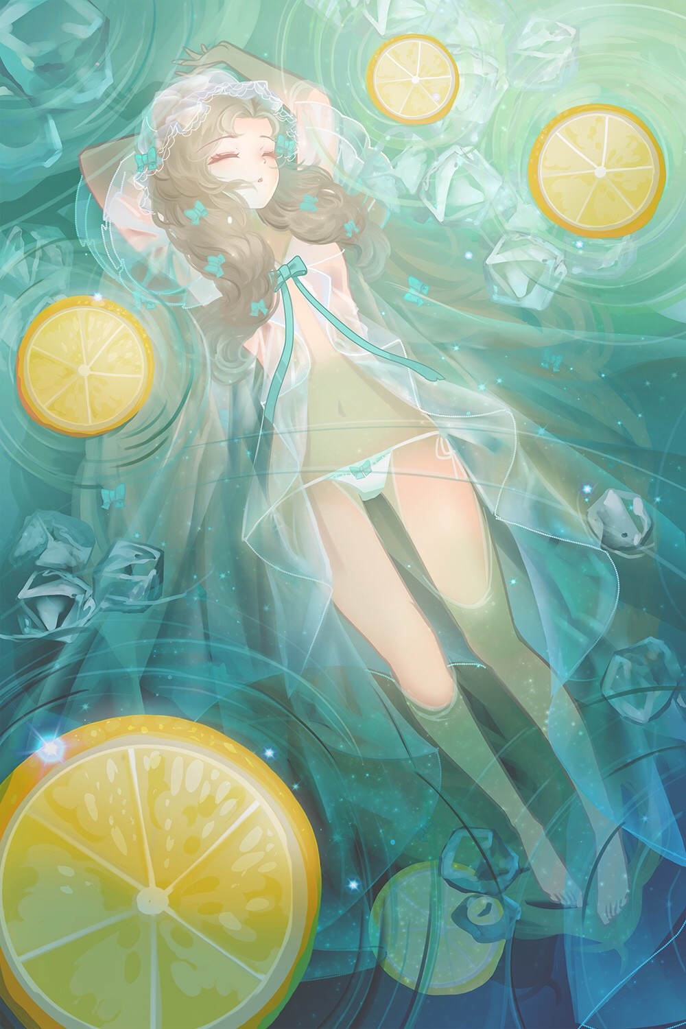 anime girl with lemons by xRebelYellx on DeviantArt