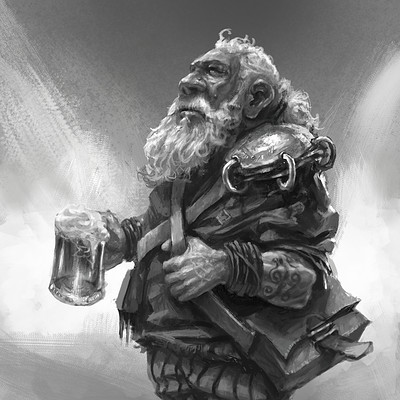 Dwarf after work