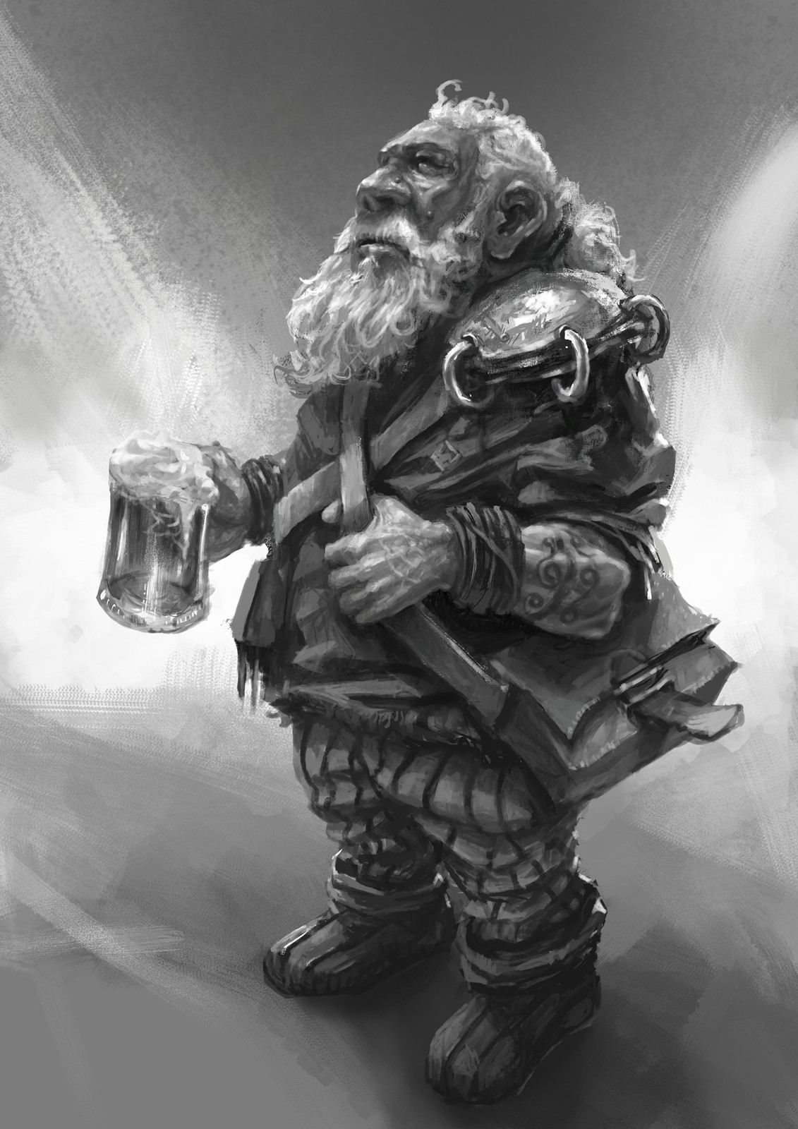 Dwarf after work