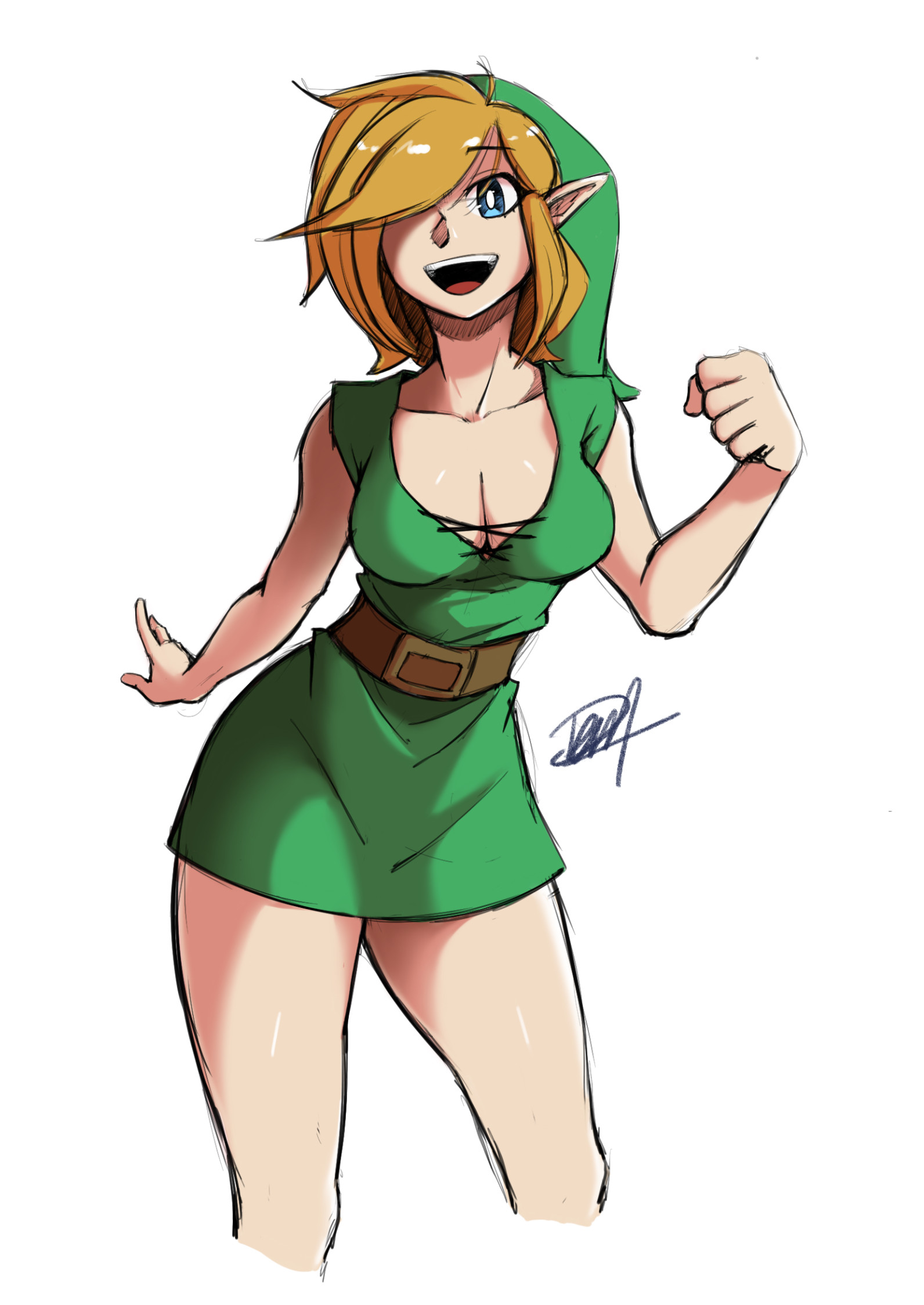 ArtStation - Female Link sketch