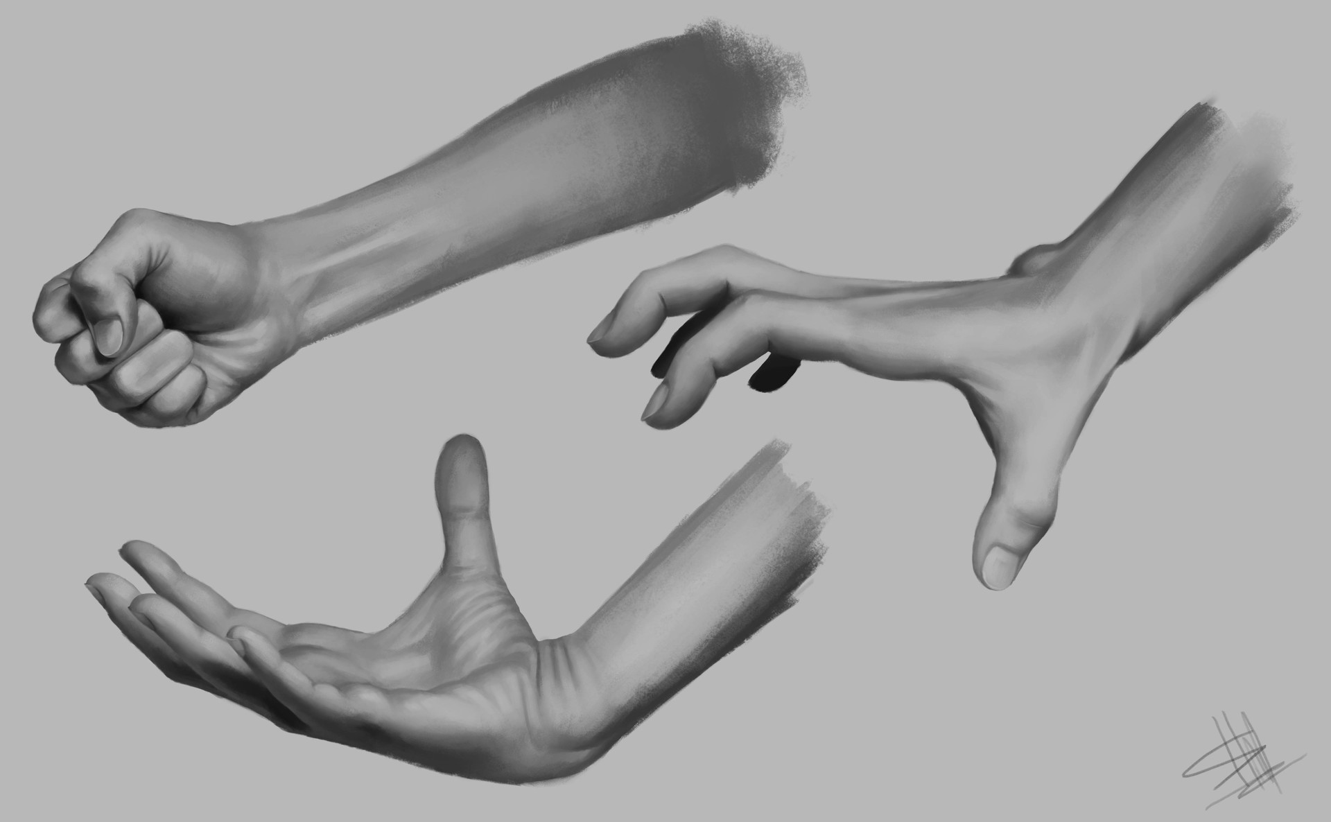 ArtStation - Hand Studies