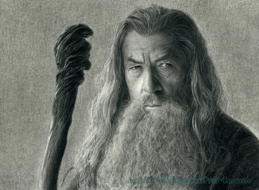 How To Draw Faces  Gandalf  Lord of the Rings  YouTube