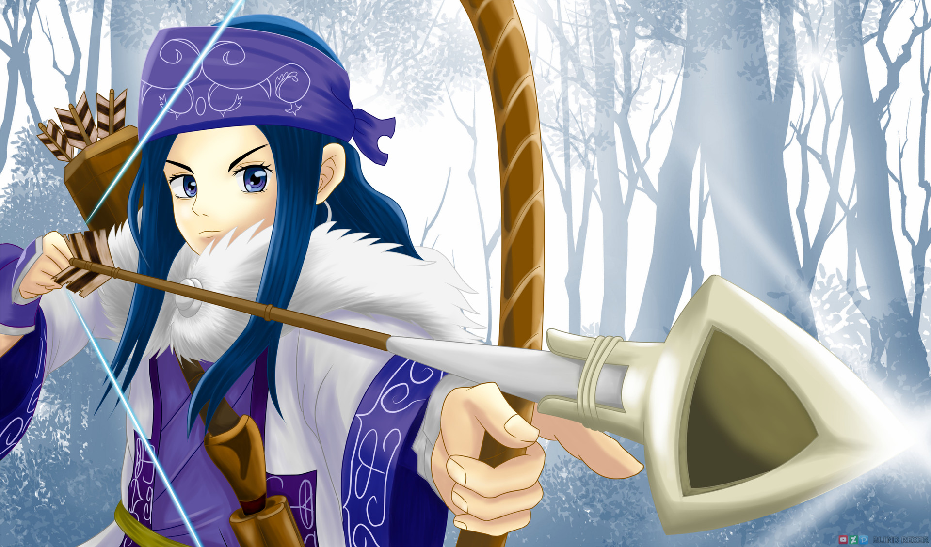 Artstation Asirpa From Golden Kamuy Moemaomao