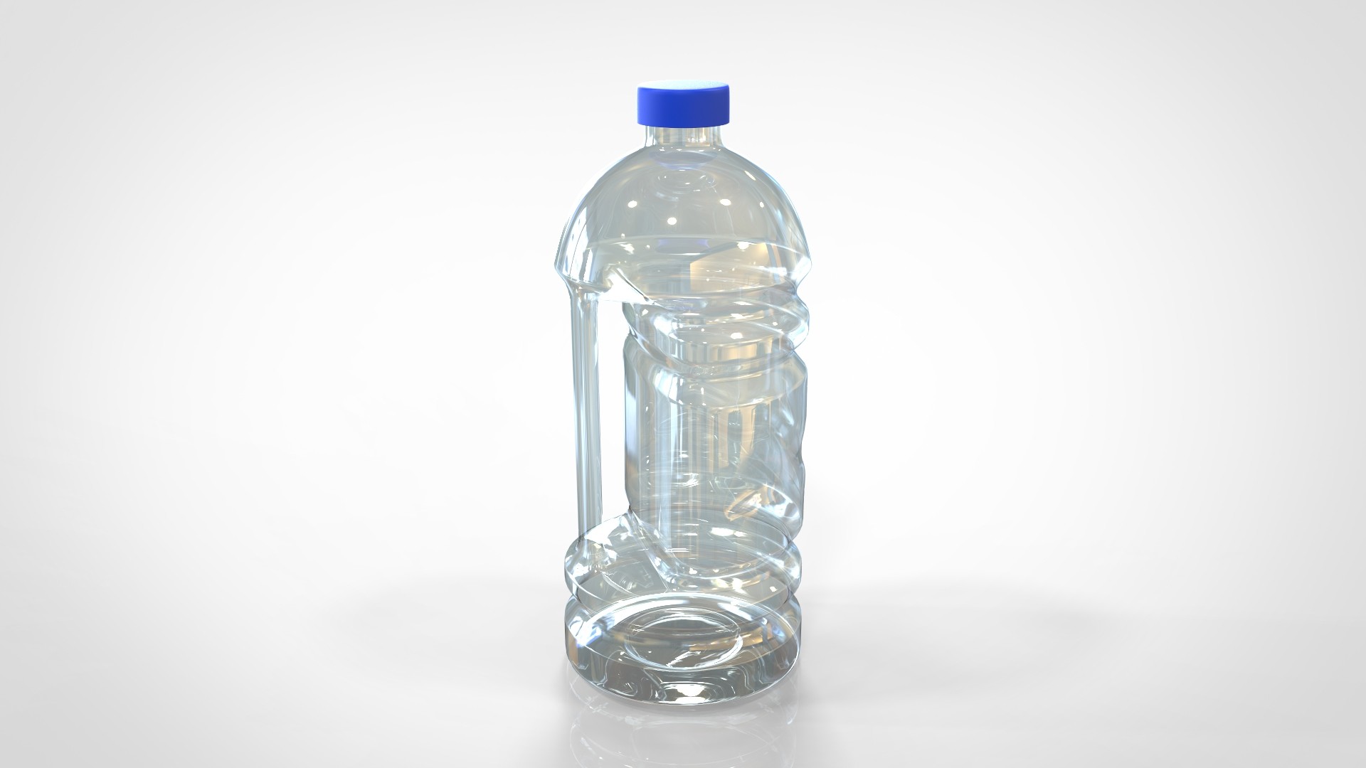 ArtStation Realistic Plastic Bottle Render