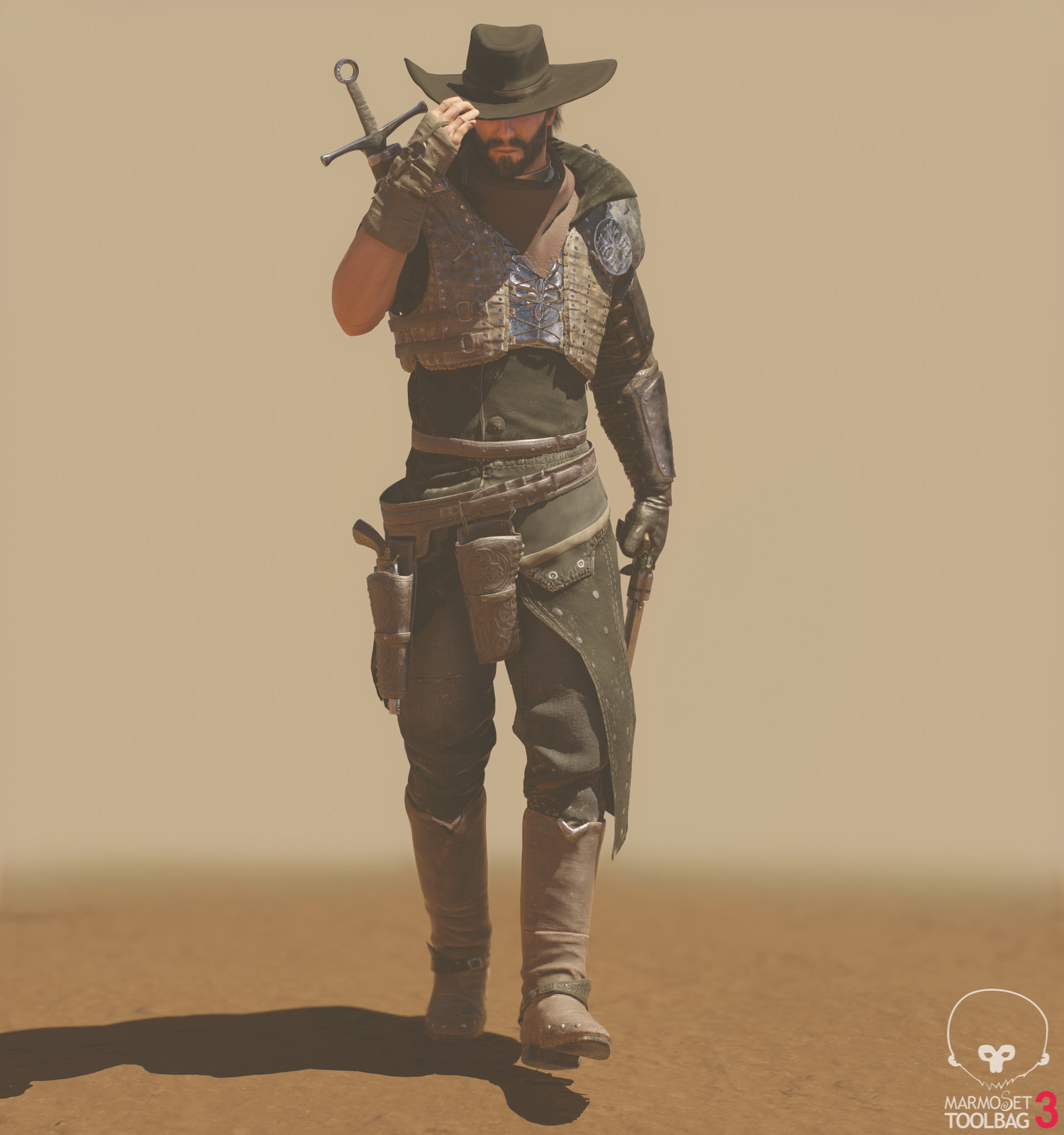 Artstation Bill Lonely The Outlaw Knight Artstation