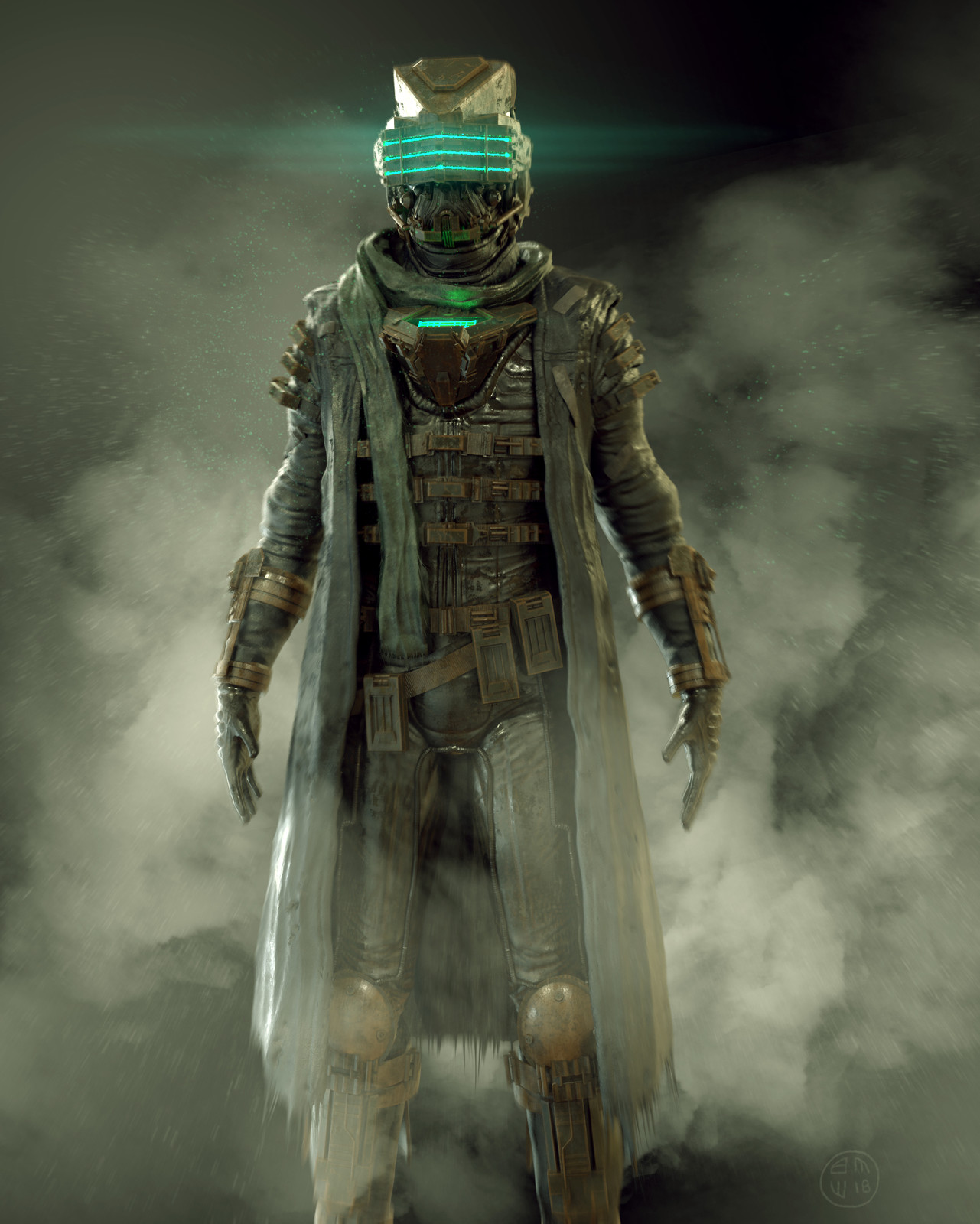 So glad he remembered to wear a scarf to keep himself warm in the vacuum of space.