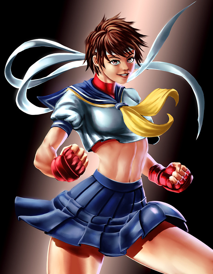 Zet.92 - Sakura Kasugano (Paintover)