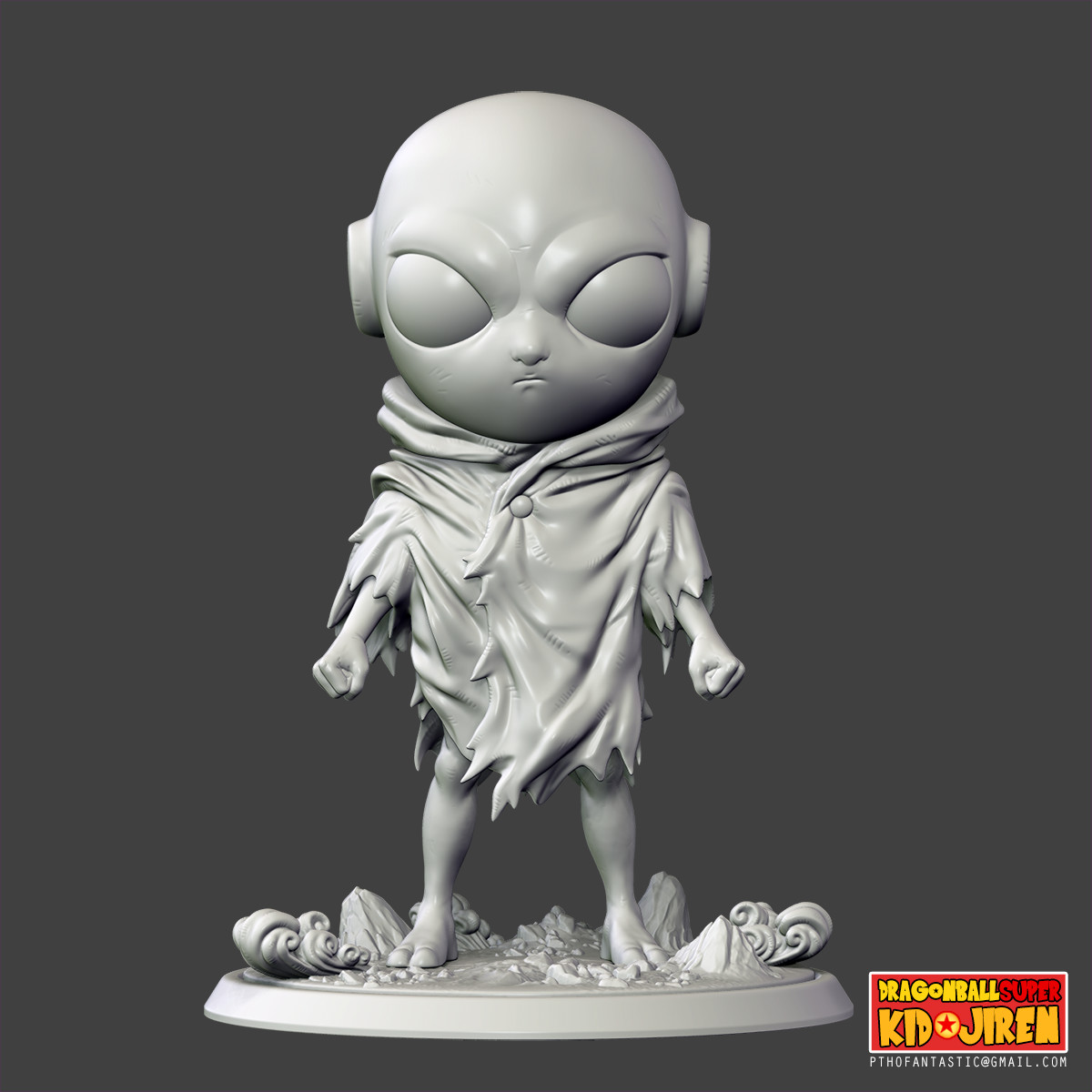 Artstation Kid Jiren Fanart Tho Tran Phuoc
