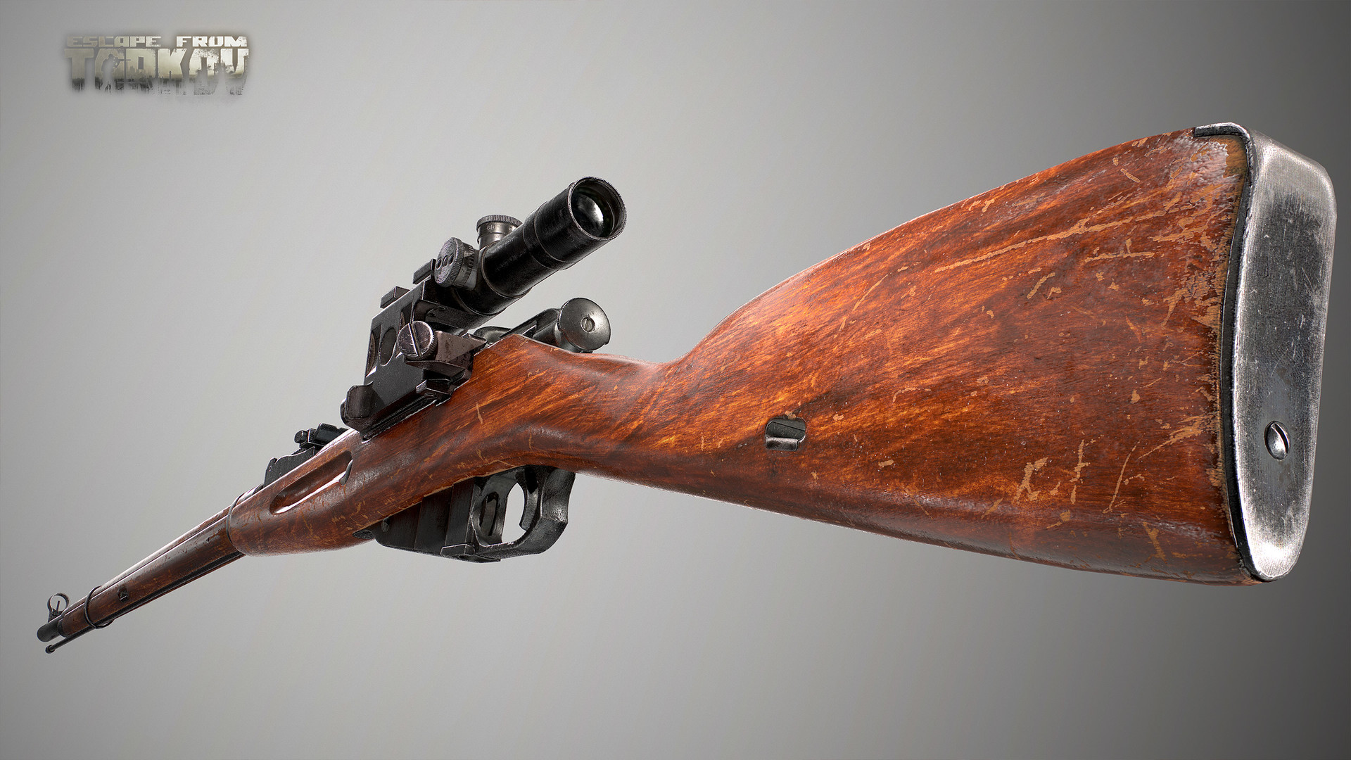 Artstation Russian 1891 30 Pu 7 62x54r Mosin Nagant Sniper Rifle