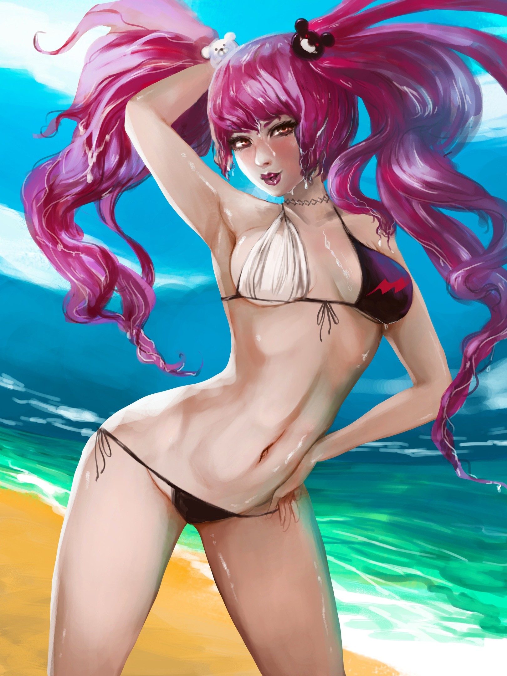 Emerald Weapon Junko Enoshima Fanart And to think i started this drawing last year. emerald weapon junko enoshima fanart