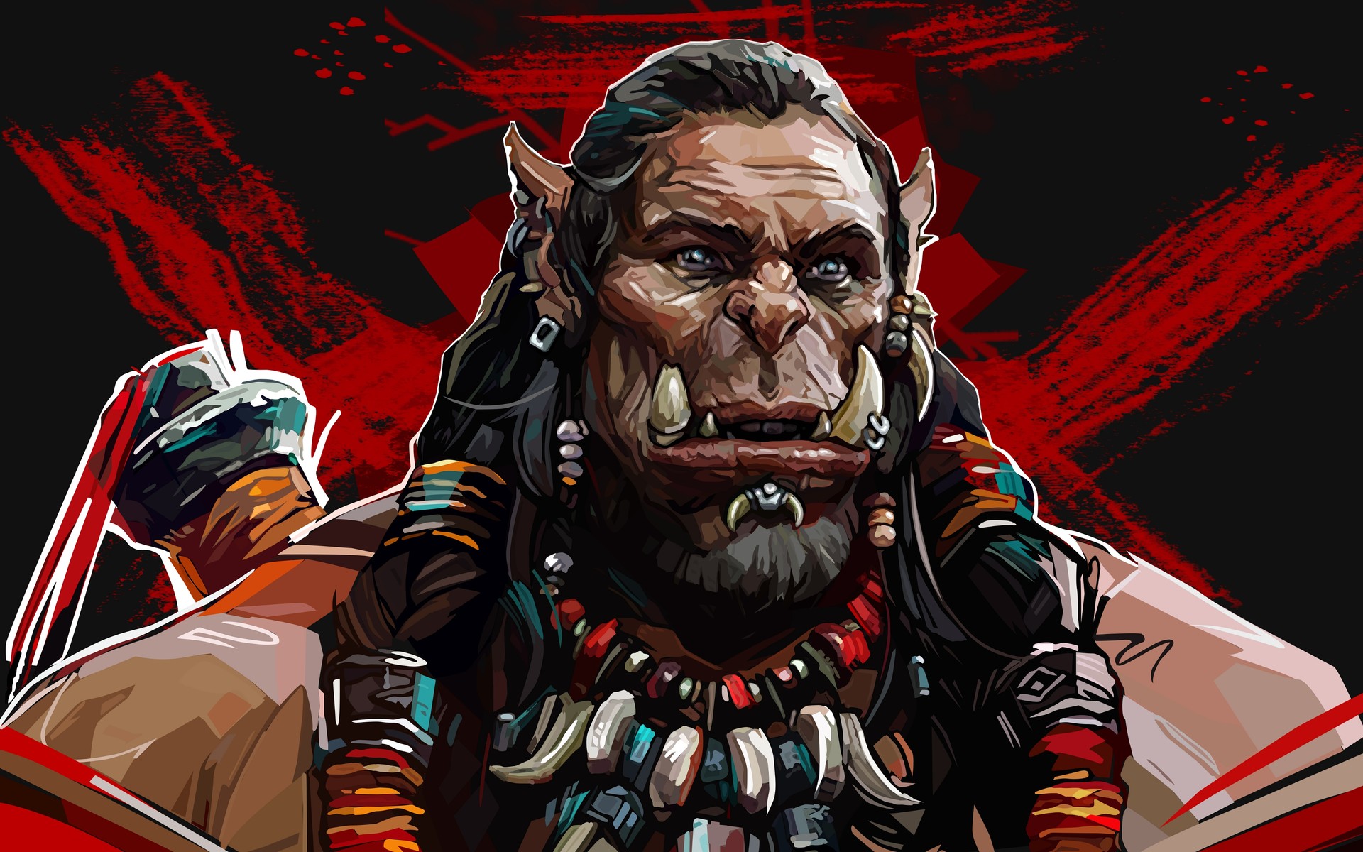 ArtStation - Warcraft orc Vector Art