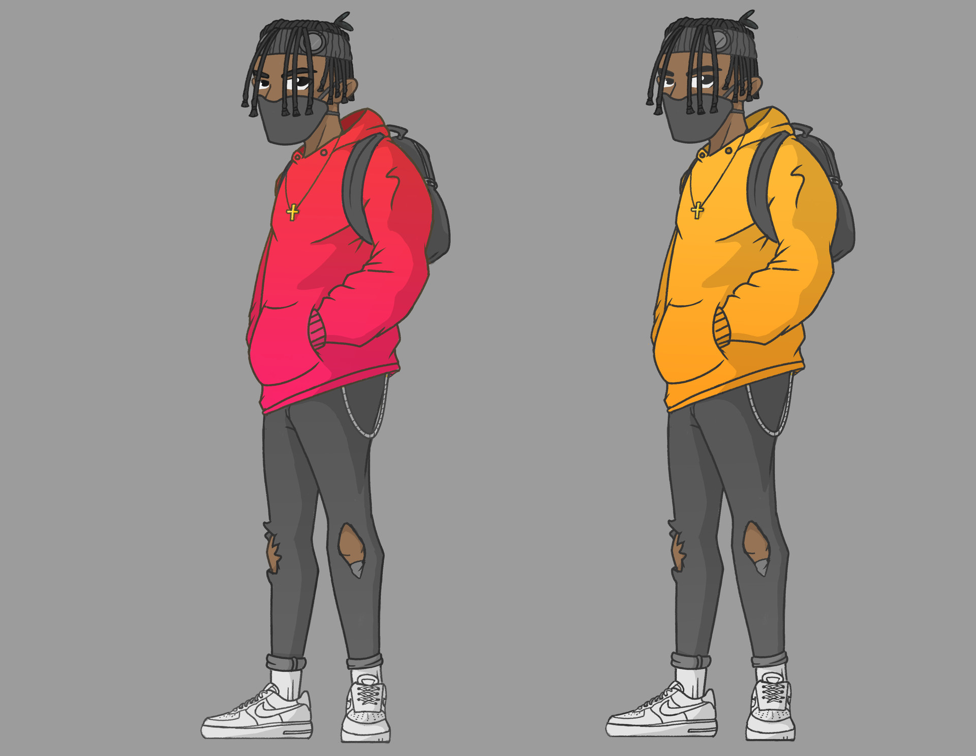 Artstation Rapper Concept Art Bram Fokkens