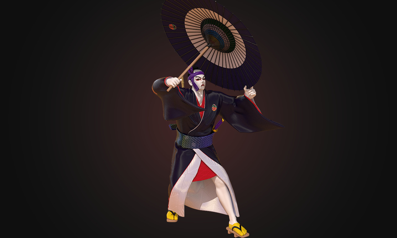 Thomas Liao Kabuki 歌舞伎 Sukeroku 助六 Thomas Liao Kabuki 歌舞伎 Sukeroku 助六
