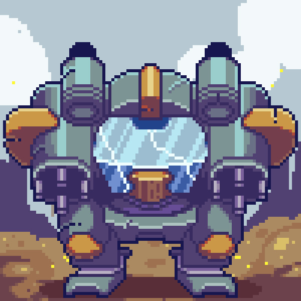 ArtStation - Mecha - game character design PixelArt