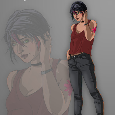 Character Concept Art: Erika Silverlock