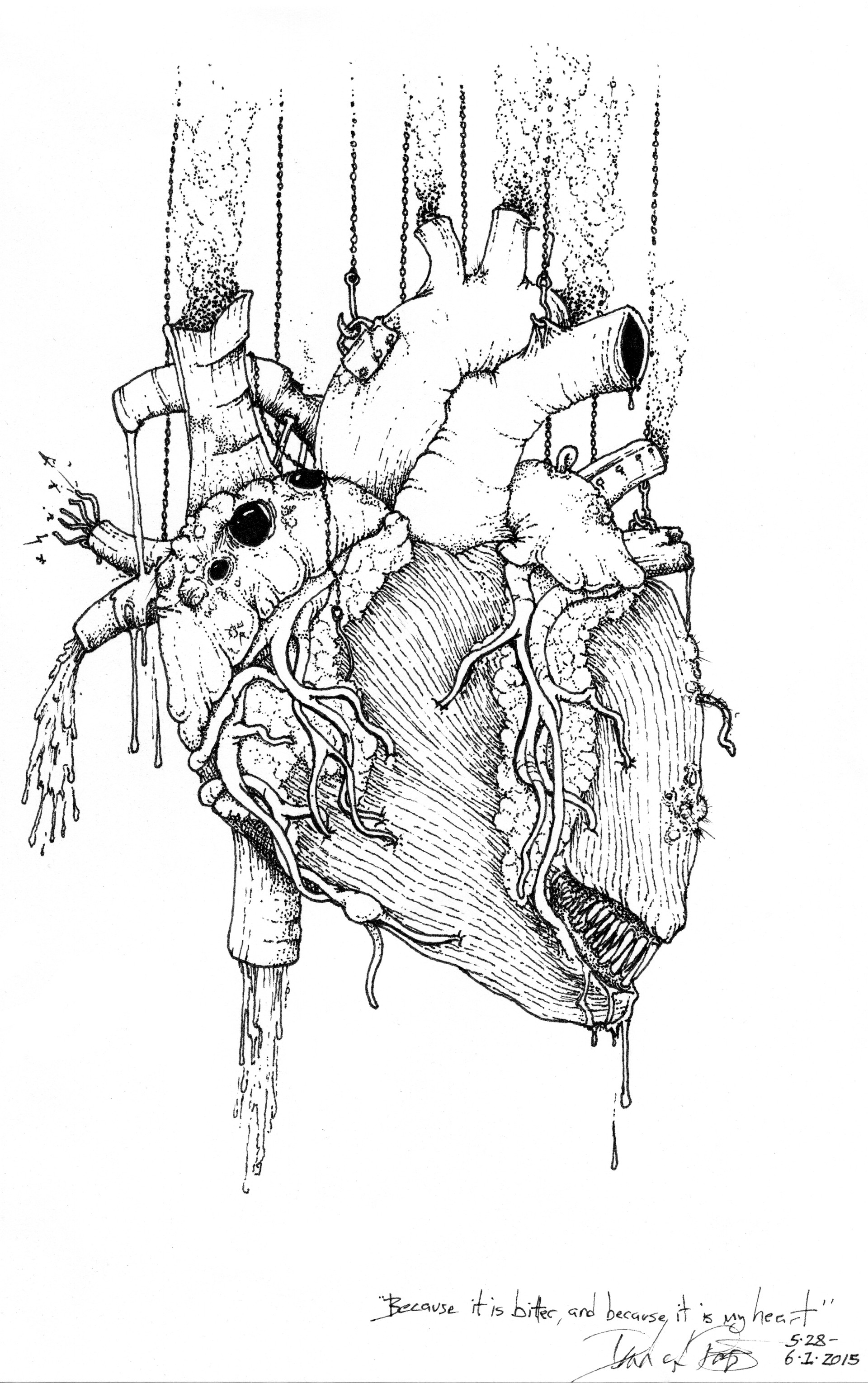 ArtStation Because it is bitter, and because it is my heart.