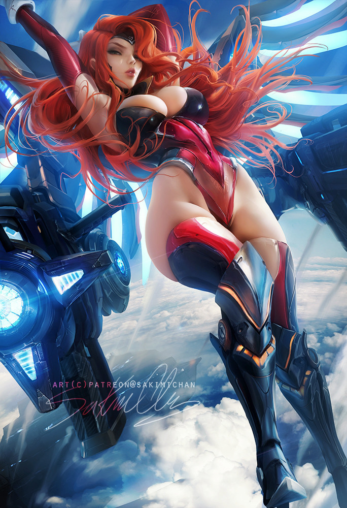 Artstation Gun Goddese Miss Fortune Sakimi Chan