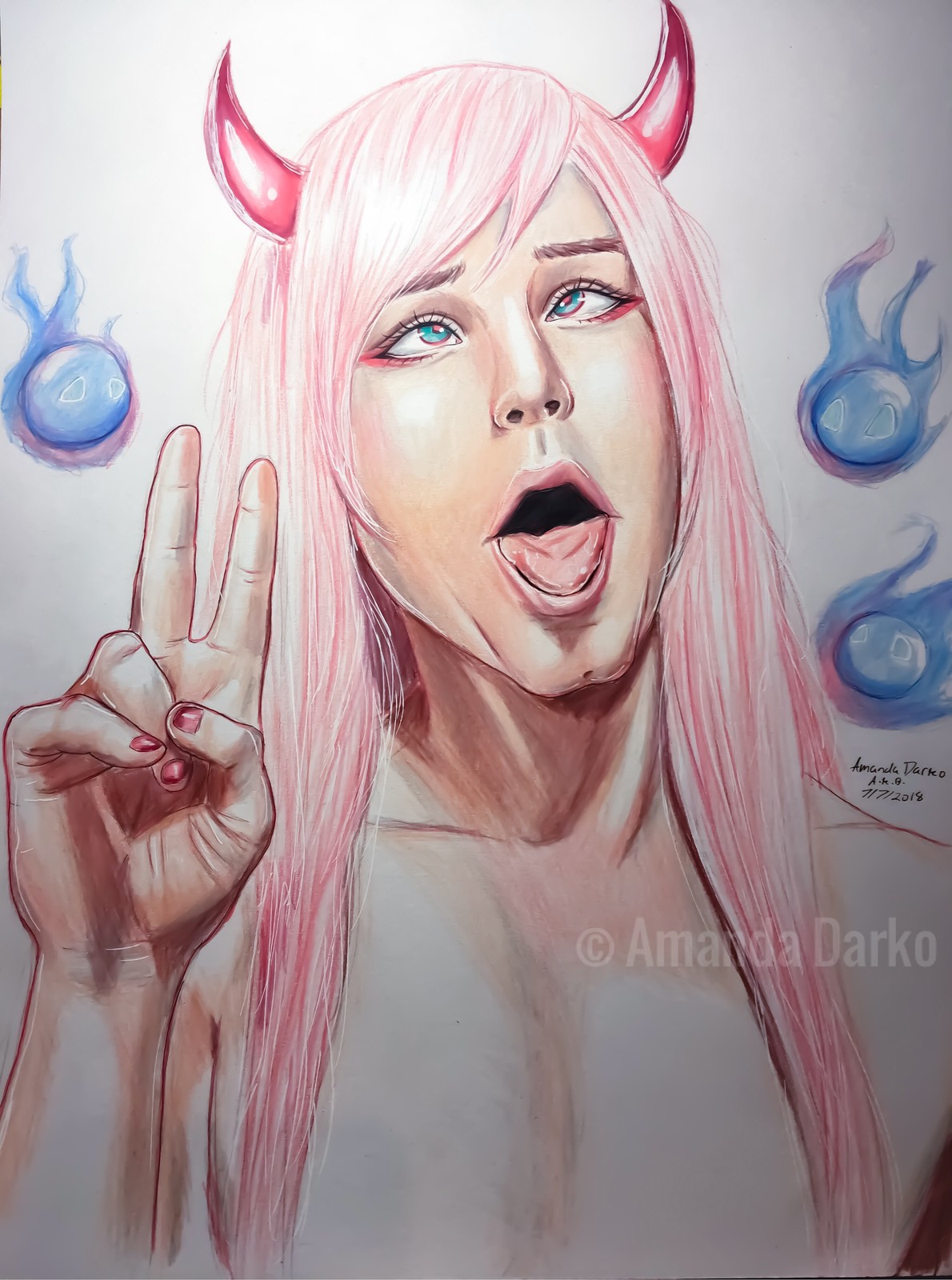 Artstation Male Zero Two Darling In The Franxx Amanda Darko How to make play doh animals. darling in the franxx amanda darko
