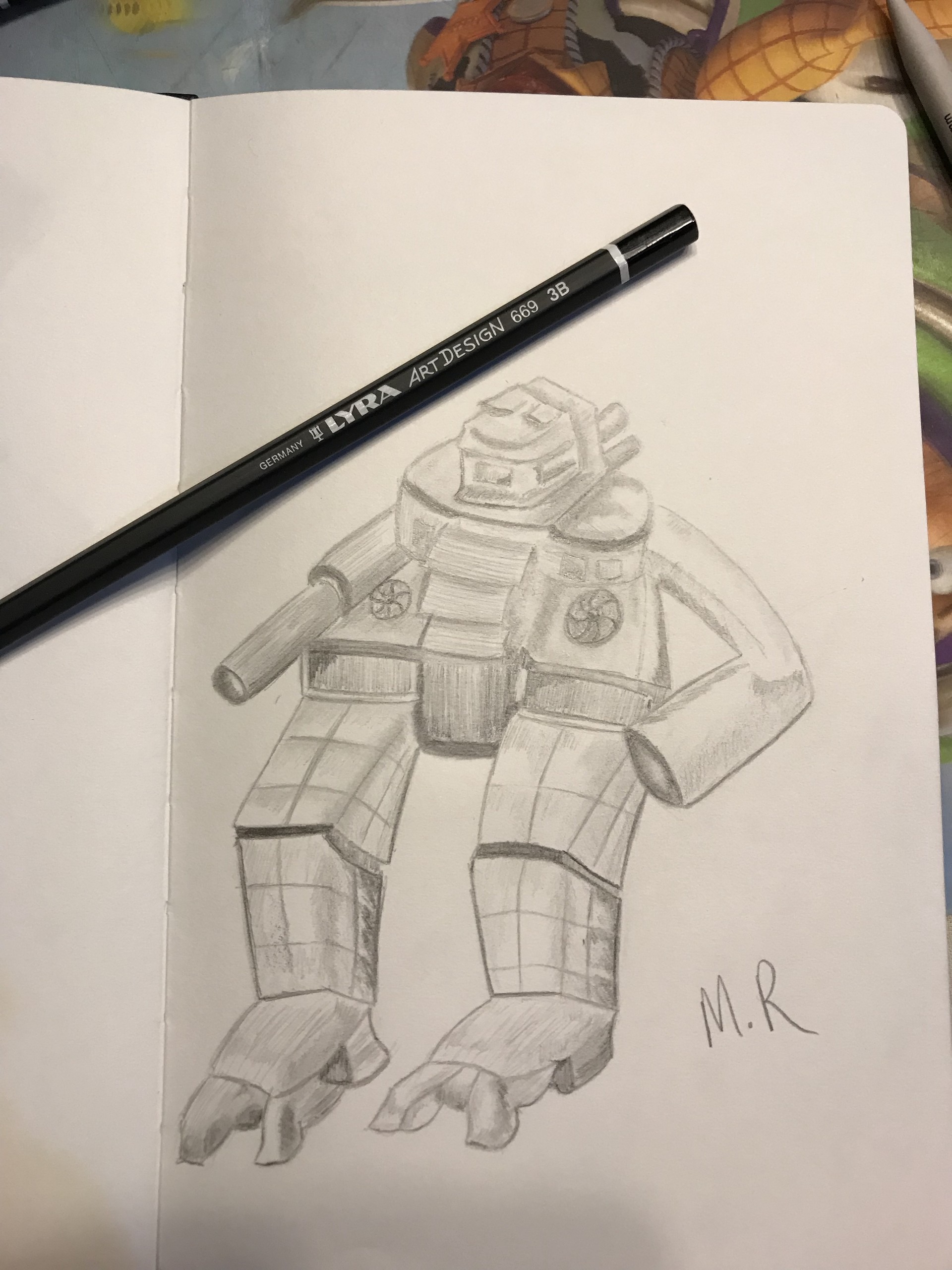 Matthew Russell Pencil Drawing