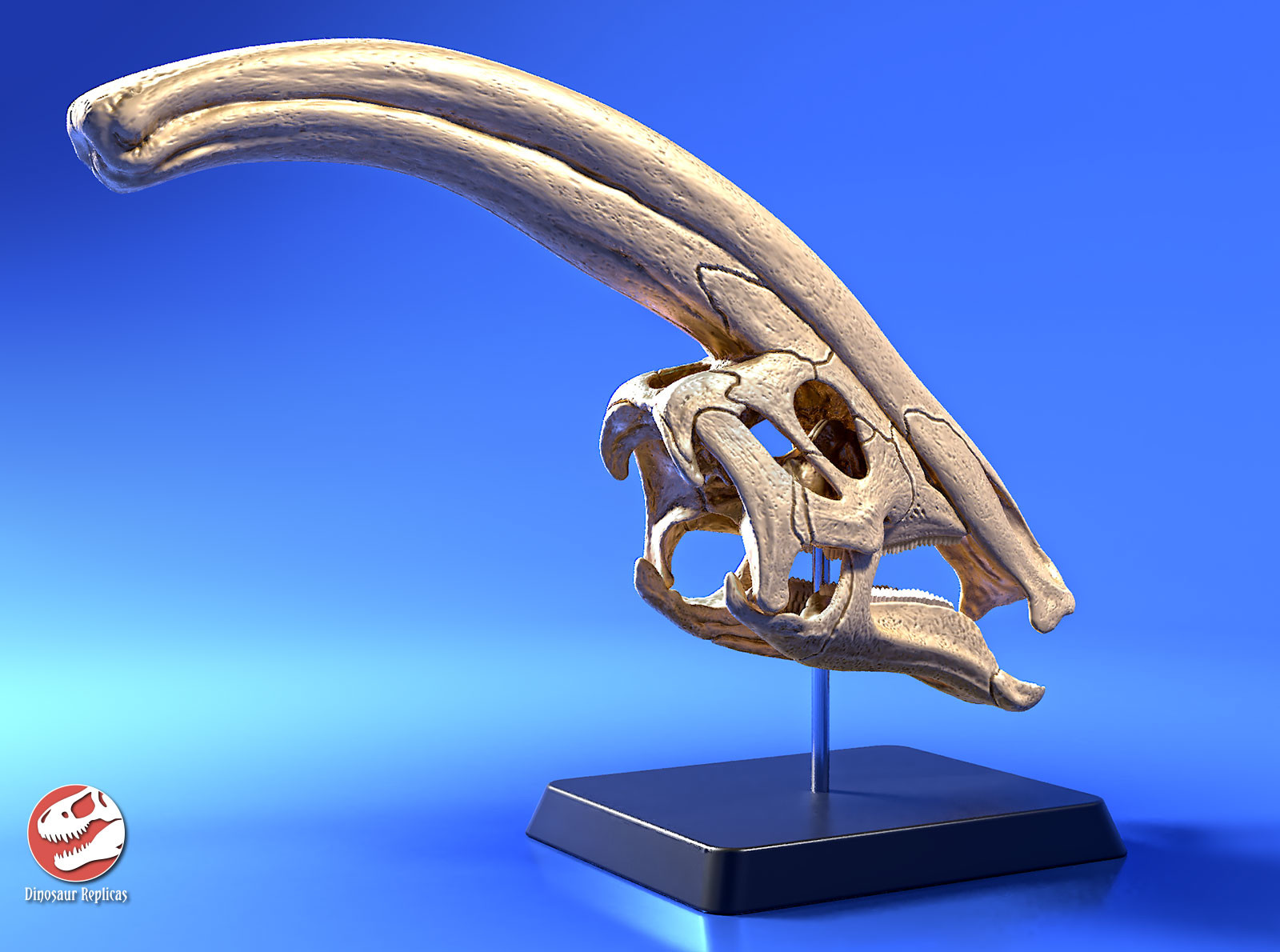 3d printed dinosaur skull