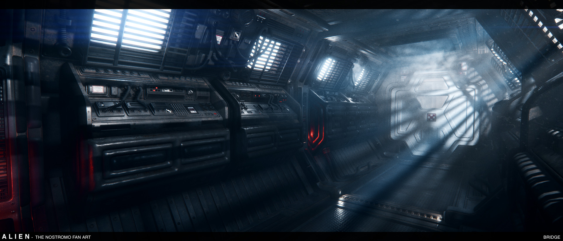 Artstation Alien The Nostromo Fan Art Teaser Ian Stewart