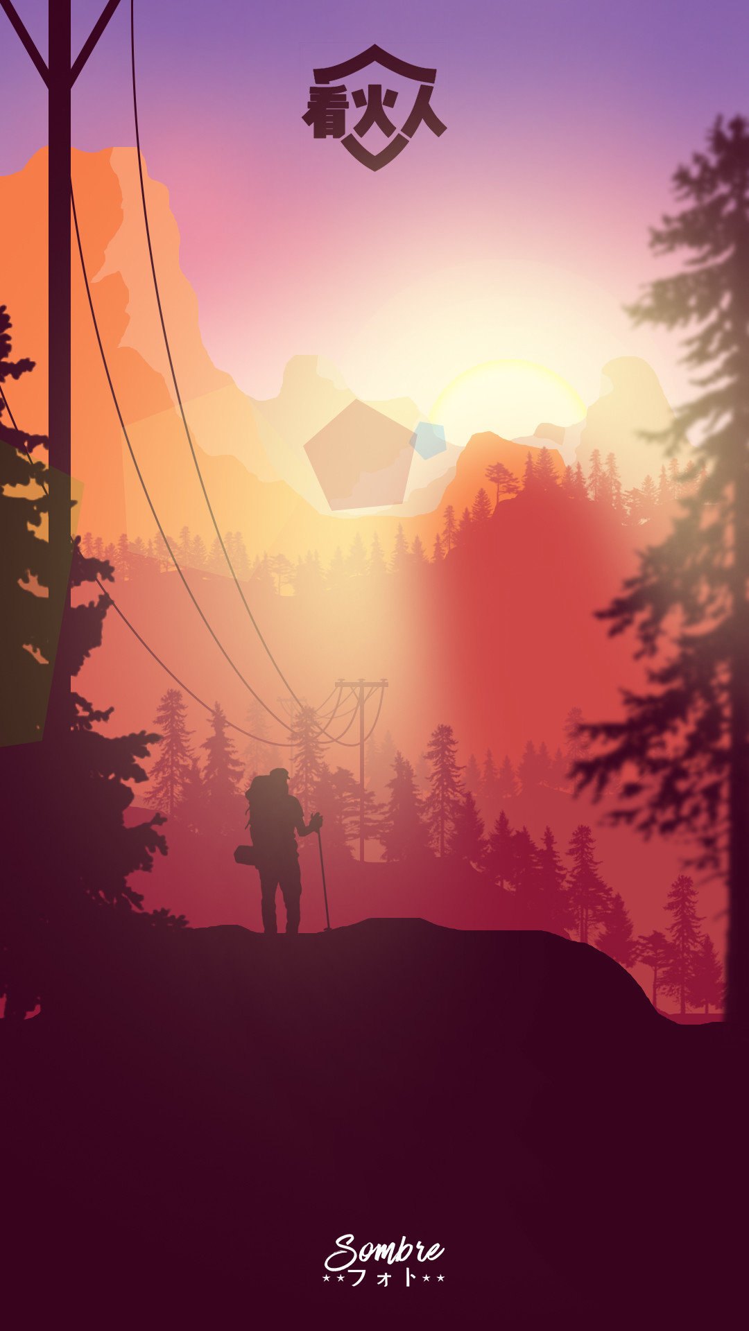 Firewatch Wallpaper White