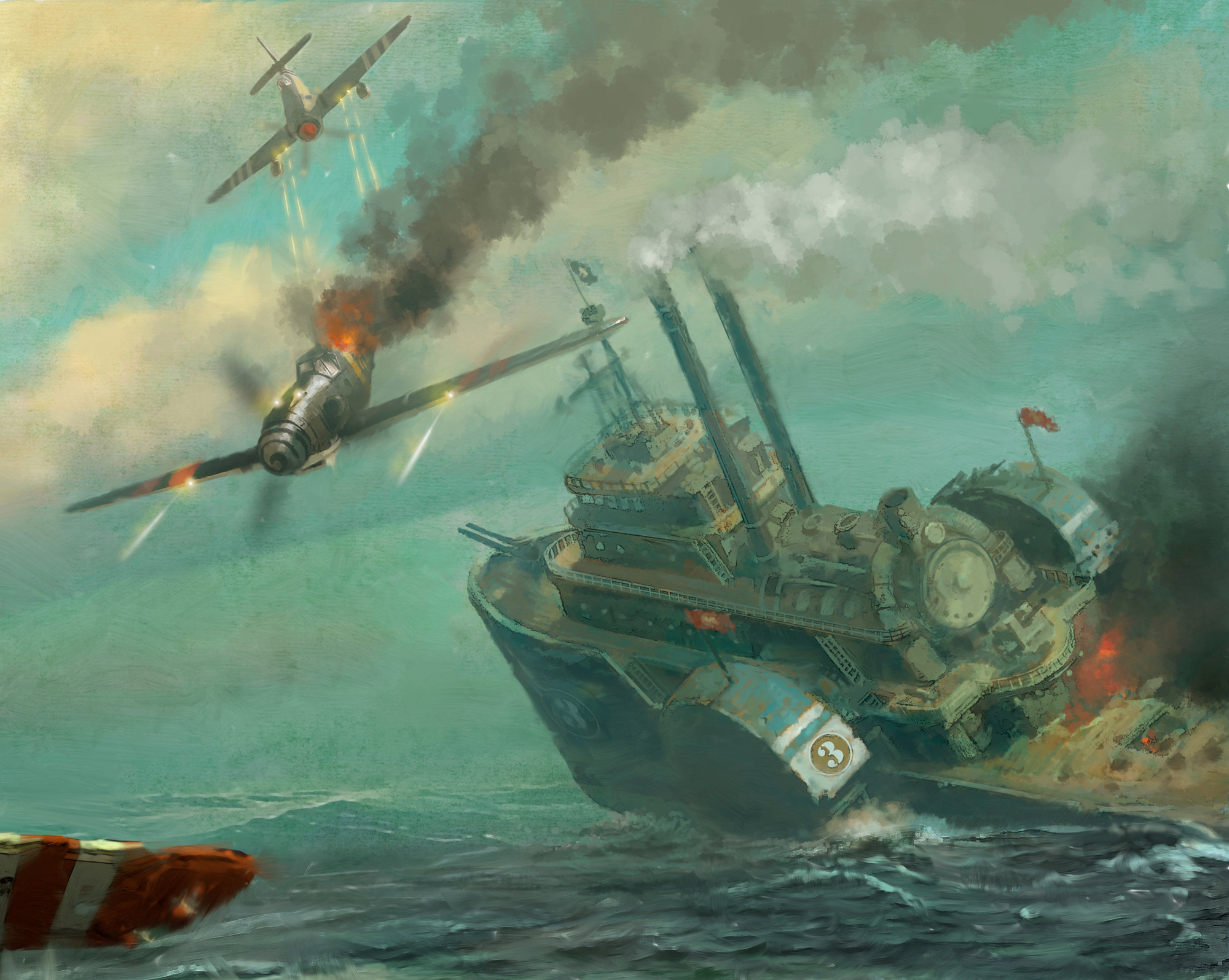 Battle at Yorktown Detail