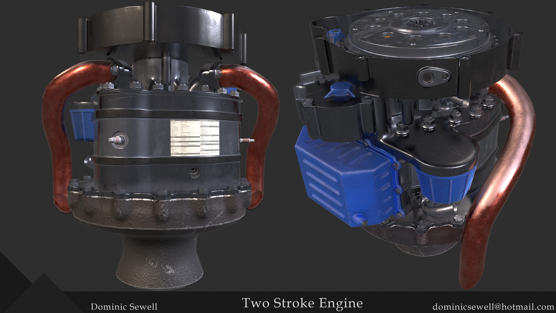 ArtStation - Two Stroke Engine