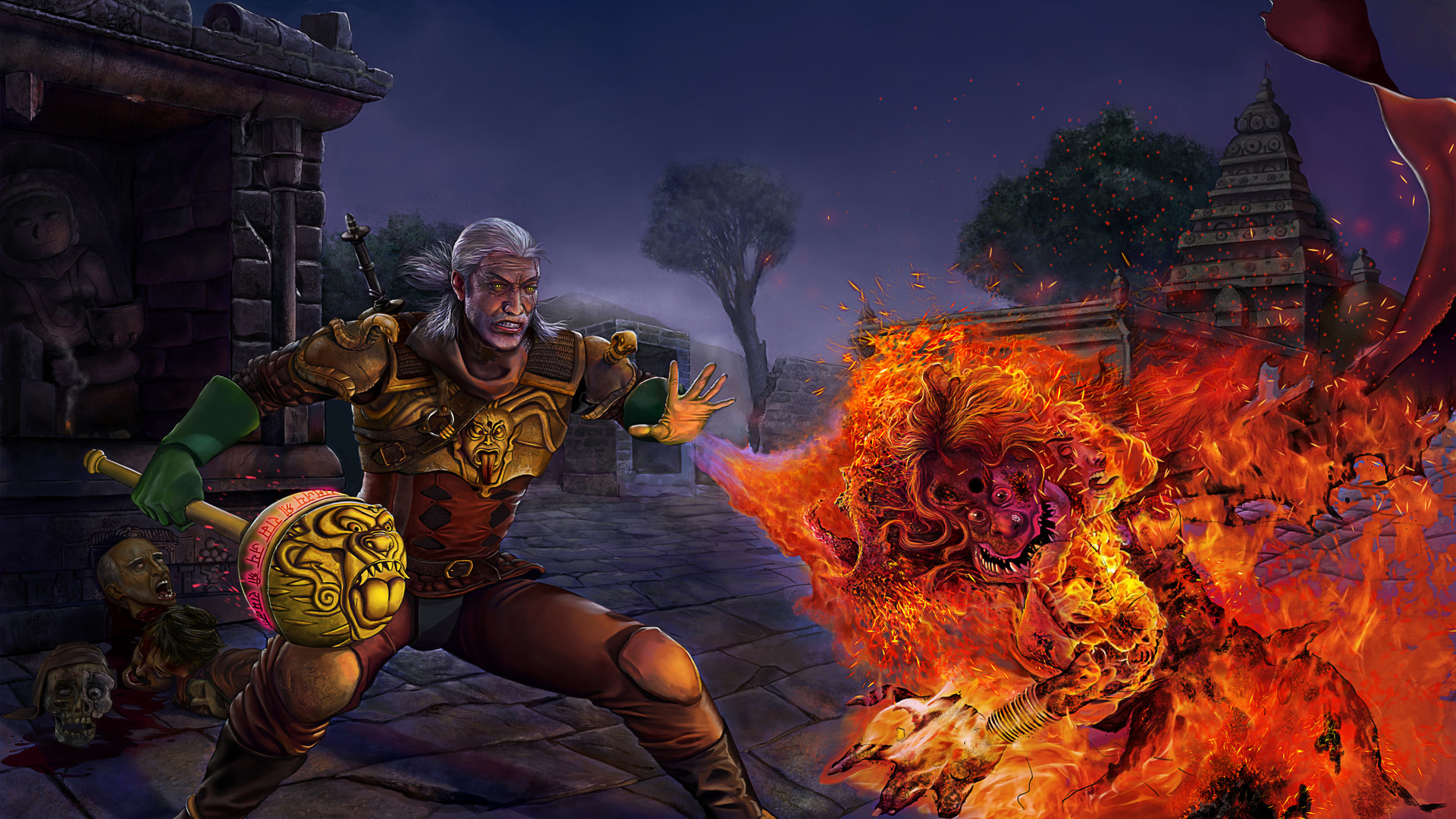 ArtStation - Witcher in india.