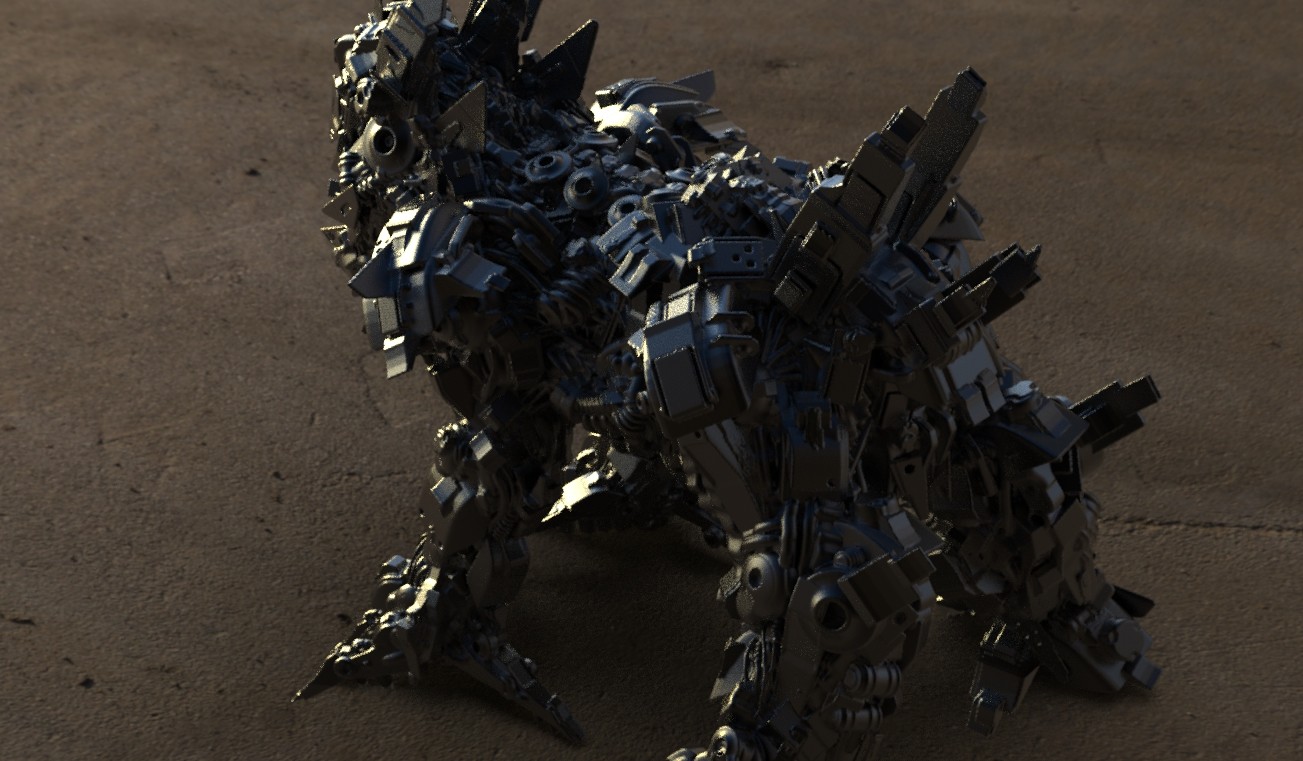 Manthos Lappas - VR/ 3D Oculus Medium/ Oculus Rift -Mech Concept Design