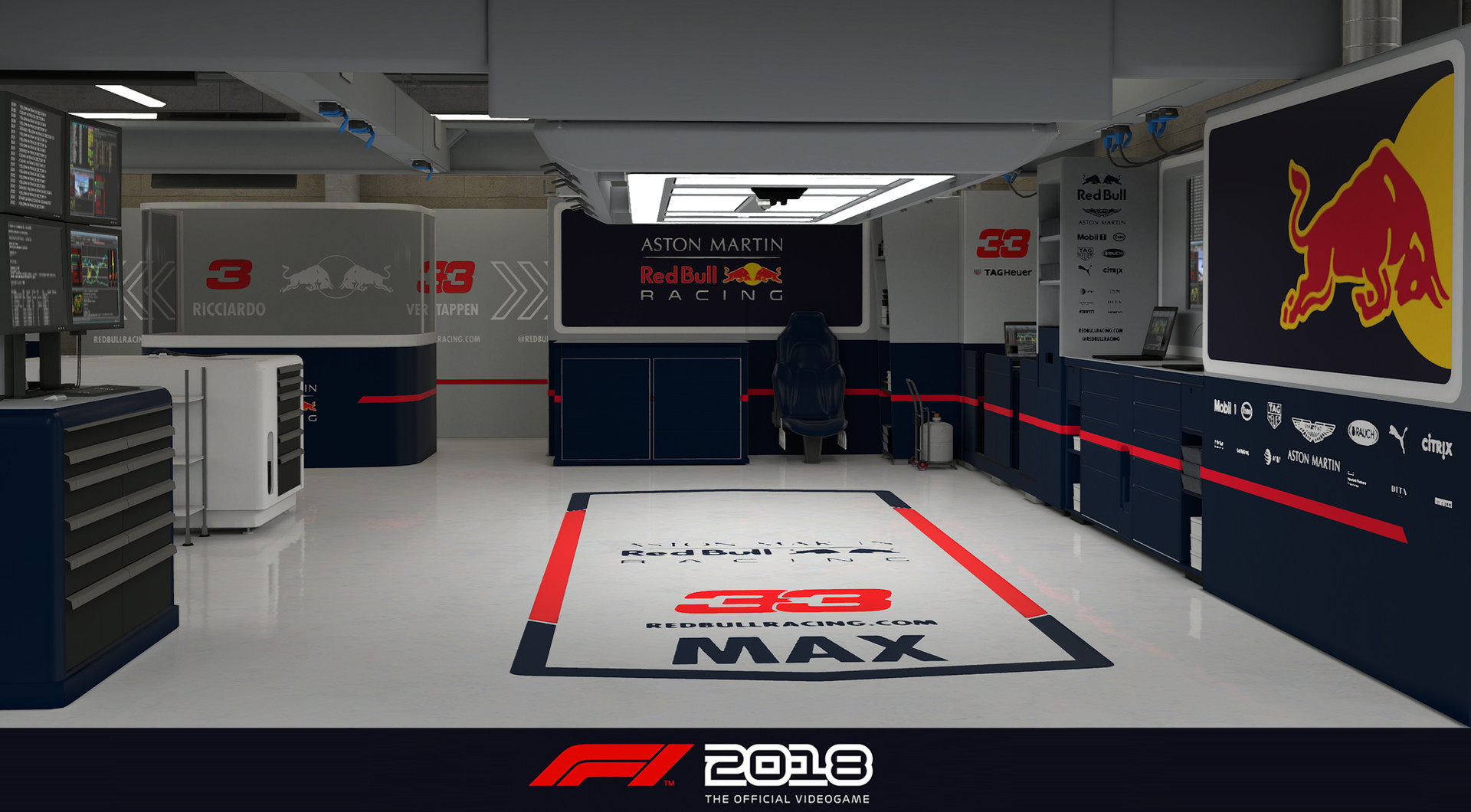 Ryan Judge F1 2018 Garages