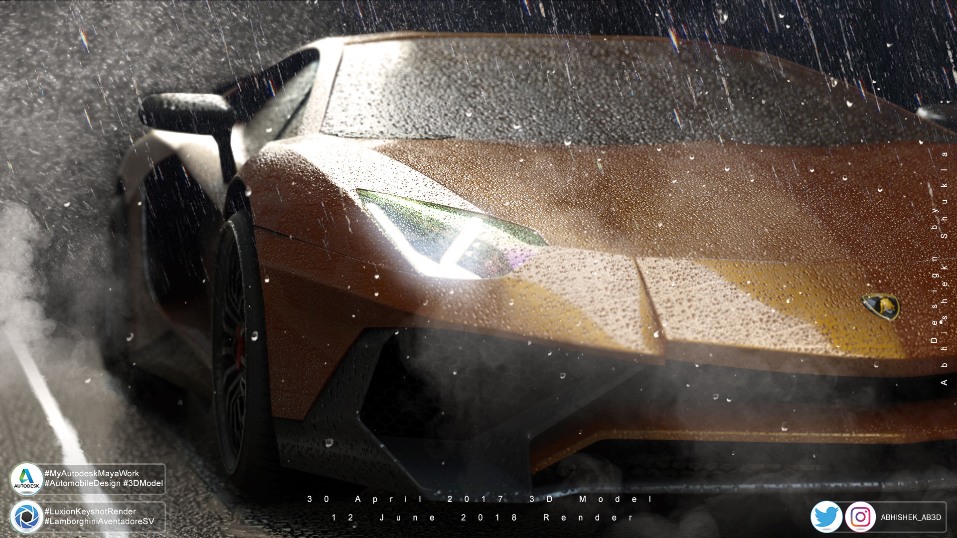 Lamborghini Aventador Sv Visualisation Automotive Design