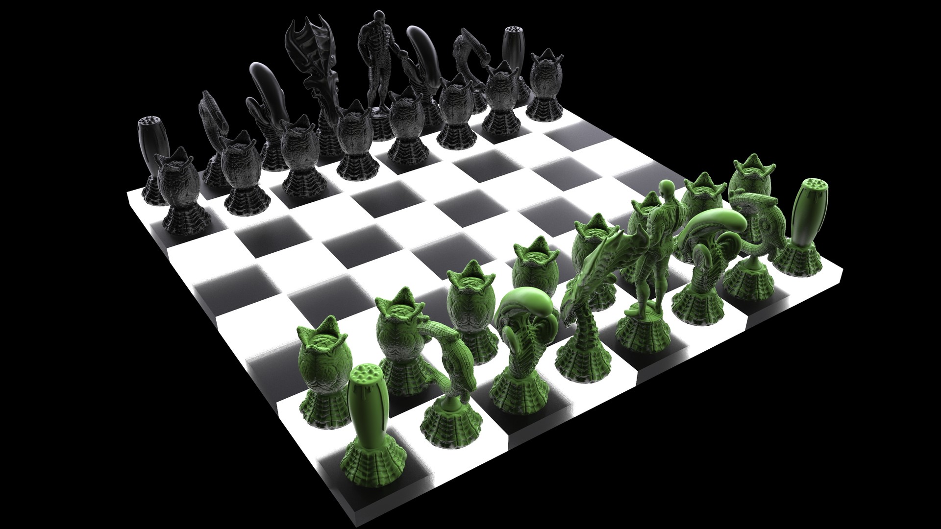 Robot Alien Playing Chess - Lichess Down Image Art Print for Sale by  GambitChess