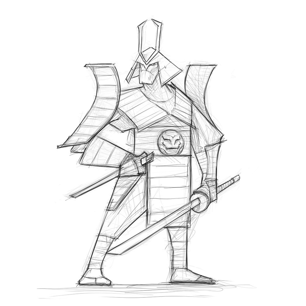 Evgeny Yurichev - samurai zombie