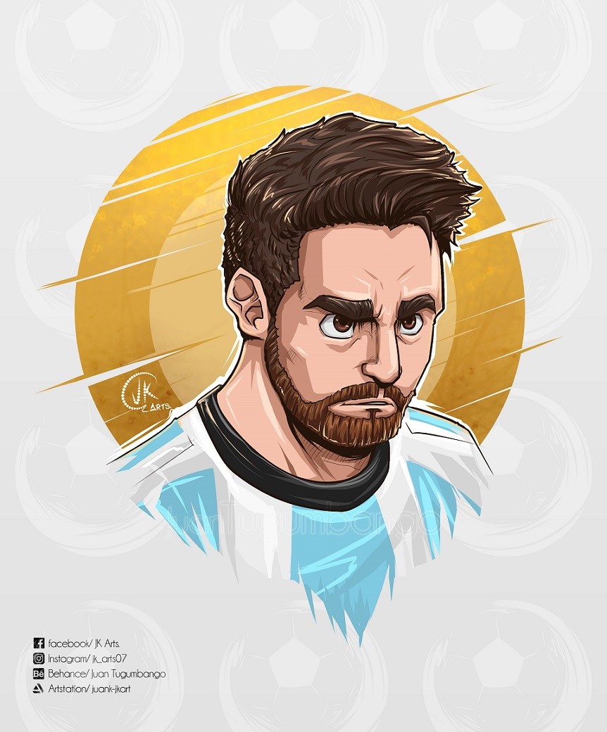 artstation mundial rusia 2018 lionel messi juank tugumbango 2018 lionel messi juank tugumbango