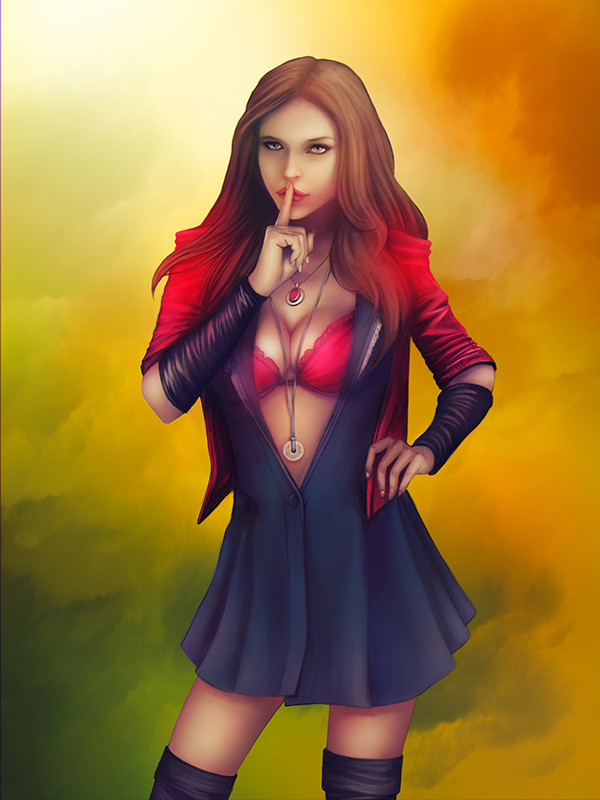Scarlet Witch, Eugene Gore / junkome.