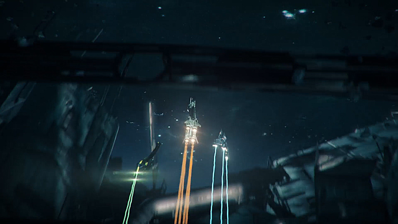 Other shot I did (compositing, engine trails and energy)