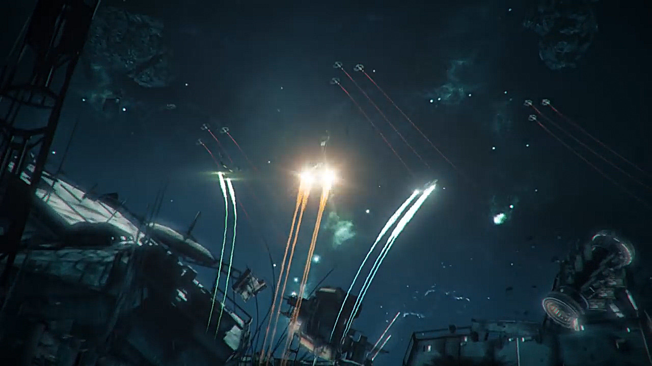 Other shot I did (compositing, engine trails and energy)