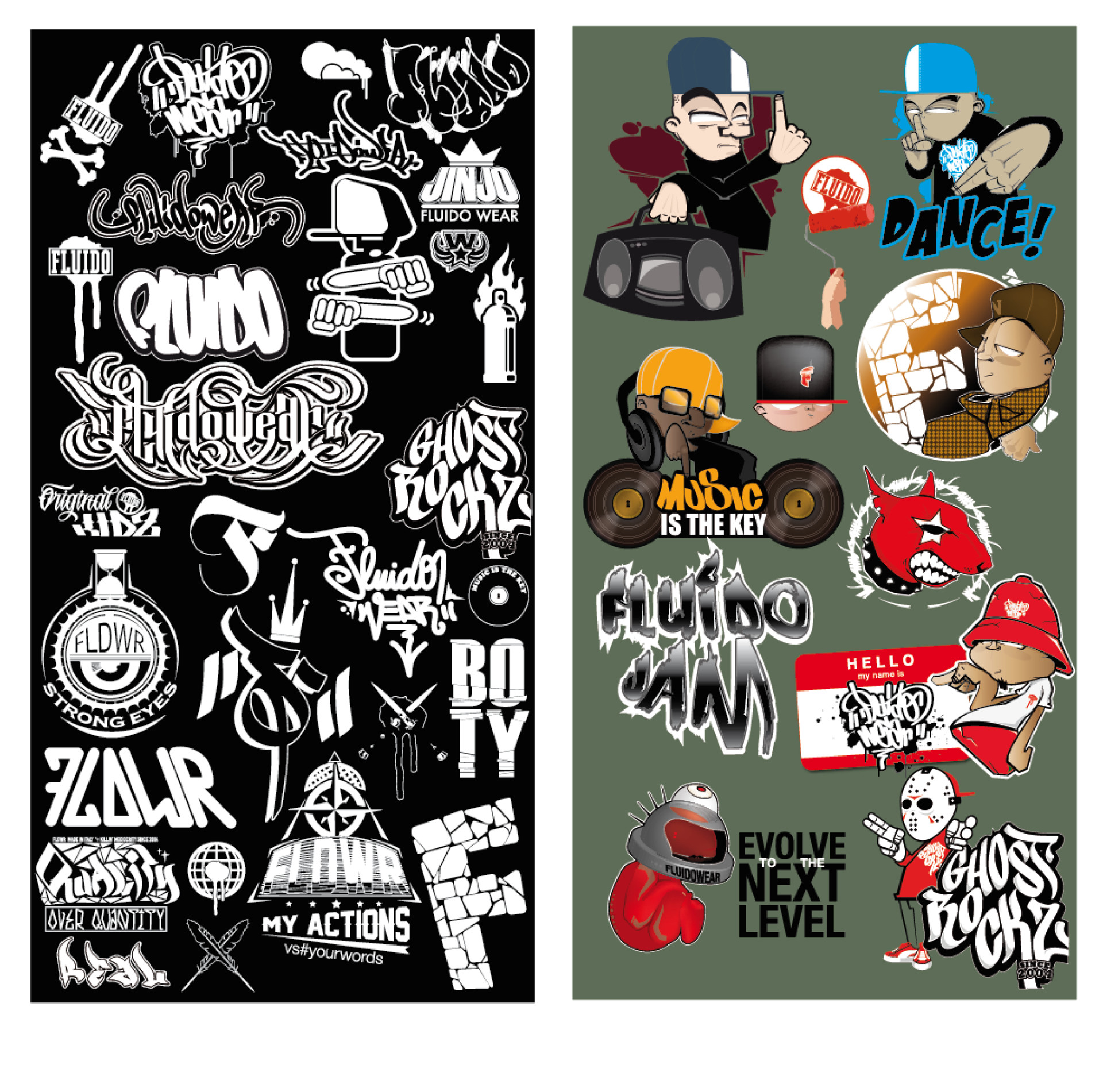 Artstation Hip Hop Graphic Design Fluido Artworks