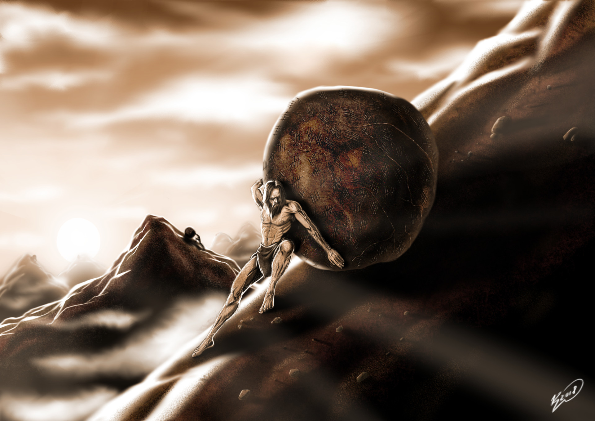 ArtStation - The Myth of Sisyphus.